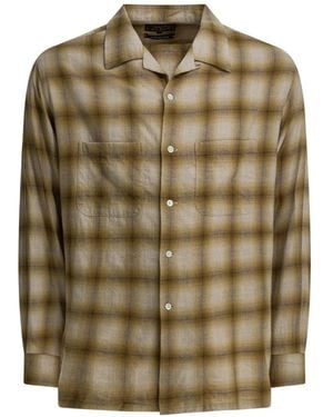 Beams Plus Plaid-Pattern Shirt - Green