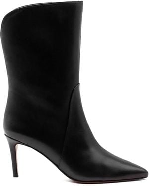Festamilano Melinor Tapered-Toe Boots - Black