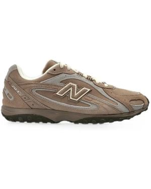 New Balance 204L Panelled Leather Trainers - Brown