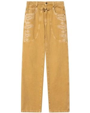 Isabel Marant Pantalones Elna - Amarillo