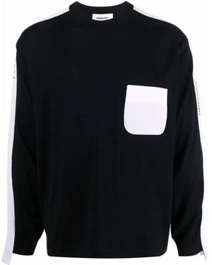 Ambush Logo-Tape Knit Sweater - Black