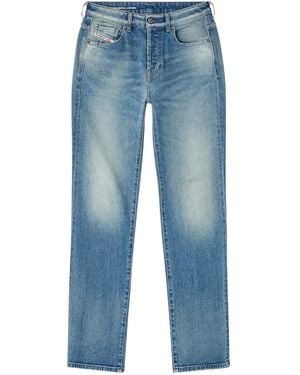 DIESEL 1989 D-Mine Jeans Met Knopen - Blauw