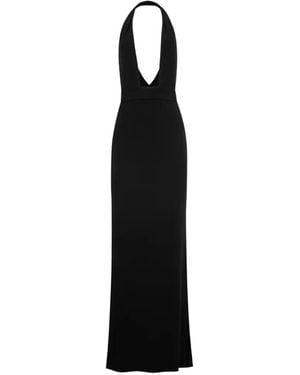 Nili Lotan Lita Halterneck Gown - Black