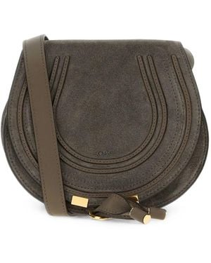 Chloé Marcie Suede Mini Bag - Gray