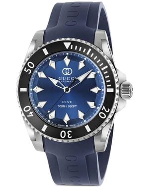 Gucci Reloj Dive De Mm - Azul