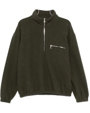 Rier Zip-Fastening Fleece Sweatshirt - Green