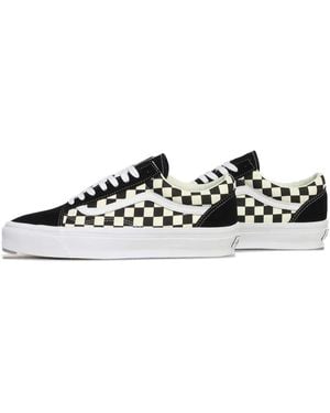 Vans Premium Old Skool 36 Checkerboard-Print Trainers - White