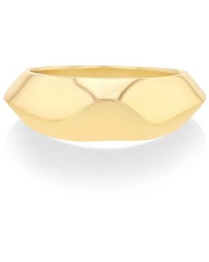 Lizzie Mandler 18Kt Wave Gelbgoldring - Natur