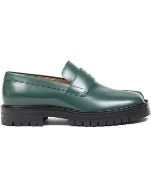 Maison Margiela Tabi Loafers Split-Toe Loafers - Green