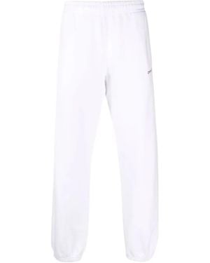 Off-White c/o Virgil Abloh Diagonal Helvetica Track Trousers - White