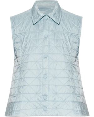 Moncler キルティング ベスト - ブルー