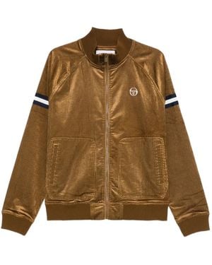 Sergio Tacchini Cordurato Stripe Zip Jacket - Brown