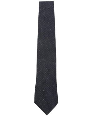 Canali Patterned Tie - Blue