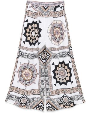 CAMILLA Wide-Leg Pants - White
