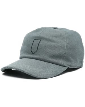 Canali Baseballkappe Mit Logo-Stickerei - Grau