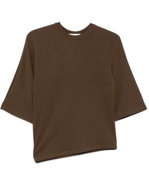 ELEH Round-Neck T-Shirt - Brown