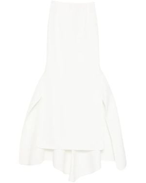 Maticevski Snaking Maxi Skirt - White