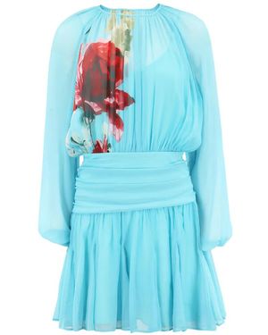 CHRISTY LYNN Billie Rose Floral Mini Dress - Blue