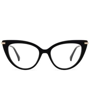 Max Mara Eyewear Gafas Con Montura Cat Eye - Negro