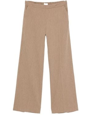 MARGON METAMORFOSI Elastic-Waistline Trousers - Natural
