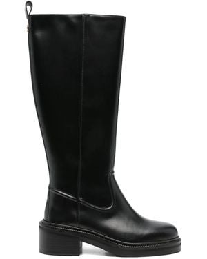 Maje Kniehohe Stiefel - Schwarz