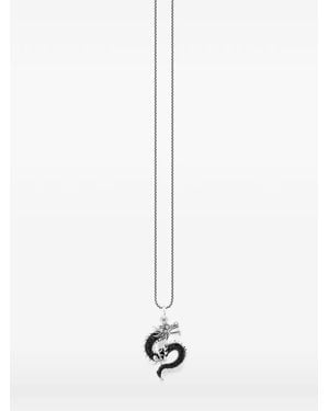 Thomas Sabo Halskette Mit Drachenanhänger - Weiß