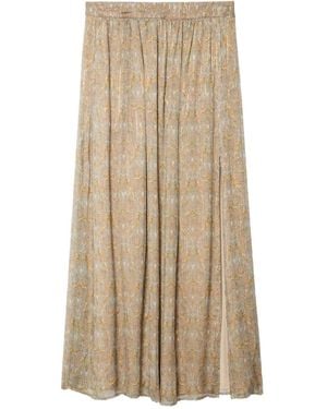 Zadig & Voltaire Jady ペイズリーマキシスカート - ナチュラル