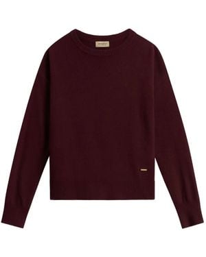 Woolrich Jersey Con Cuello Redondo - Morado