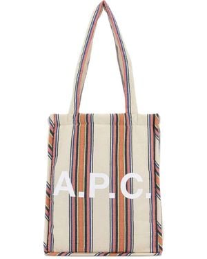 A.P.C. Bolso shopper Lou - Blanco