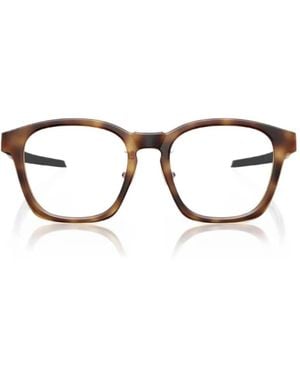 Oakley Shackle Square-Frame Glasses - Brown