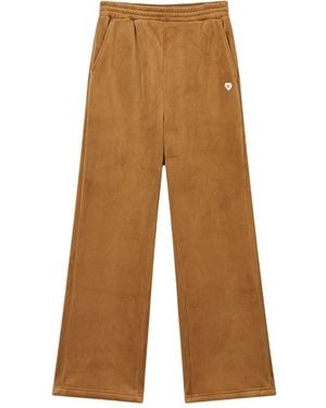 Chocoolate Jogginghose mit Kordelherz-Logo - Braun