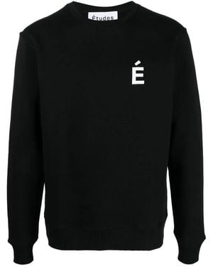 Etudes Studio ロゴ スウェットシャツ - ブラック