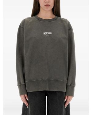 Moschino Graphic Print Knitwear - Gray