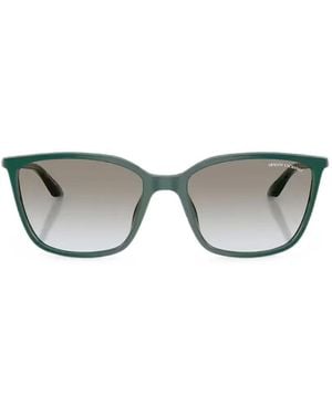 ARMANI EXCHANGE Sonnenbrille Mit Eckigem Gestell - Grau