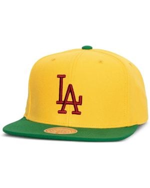 Mitchell & Ness Mlb Cooperstown Hometown Snapback Cap - Yellow