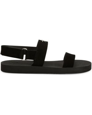 Giuseppe Zanotti Gz Saiph Suede Sandals - Black