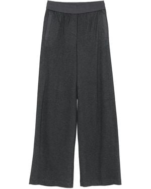 Peserico Elastic-Waistband Pants - Gray