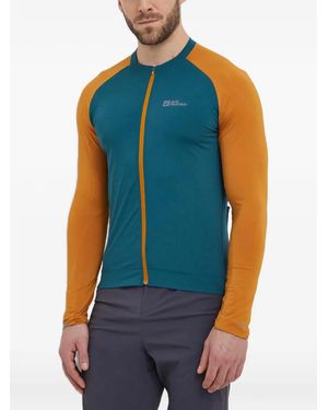 Jack Wolfskin Gravex Long-Sleeved Zip Sweatshirt - Blue