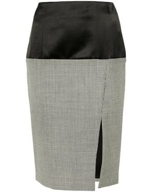 Givenchy Paneled Tailored Pencil Skirt - Black