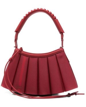 Lacoste Kleine Lenglen Schultertasche Mit Falten - Rot