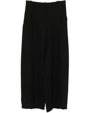 Giorgio Armani Sequin-Embellished Palazzo Trousers - Black