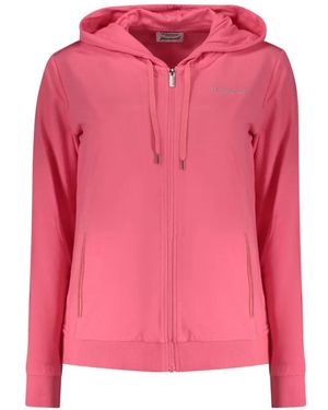 Freddy Hoodie Zippé À Logo Strassé - Pink