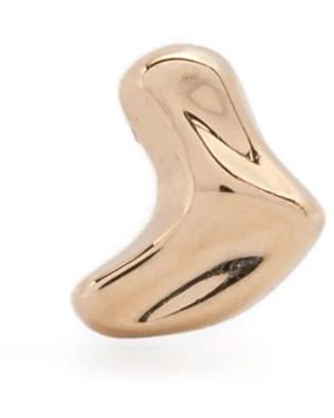 Maria Black 14K Micro Nugget Earring - White