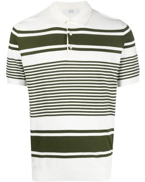 Mauro Ottaviani Tweekleurig Poloshirt - Groen
