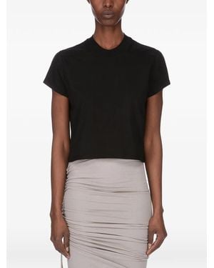 Rick Owens Ribbed Neckline T-Shirt - Black