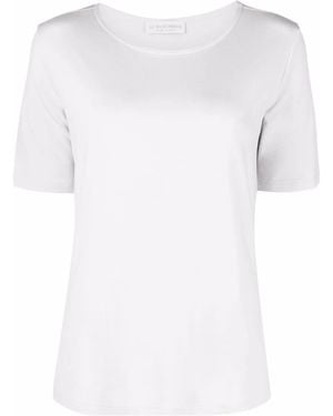 Le Tricot Perugia Scoop Neck T-Shirt - White