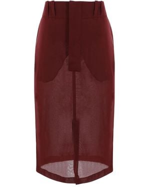 Saint Laurent Seiden-Midirock - Rot