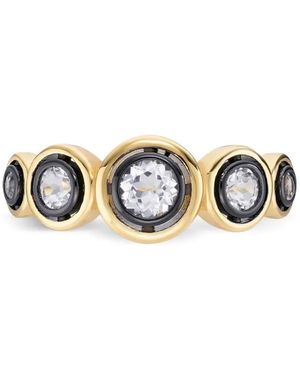 V By Laura Vann Remi Round Ring - White