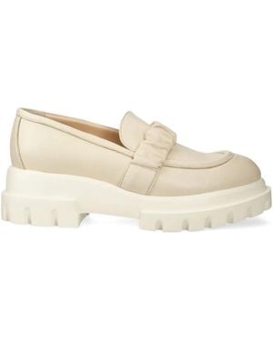 Agl Attilio Giusti Leombruni Mocasines con plataforma de 60 mm - Neutro