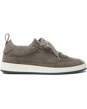 Peserico Suede Trainers - Grey